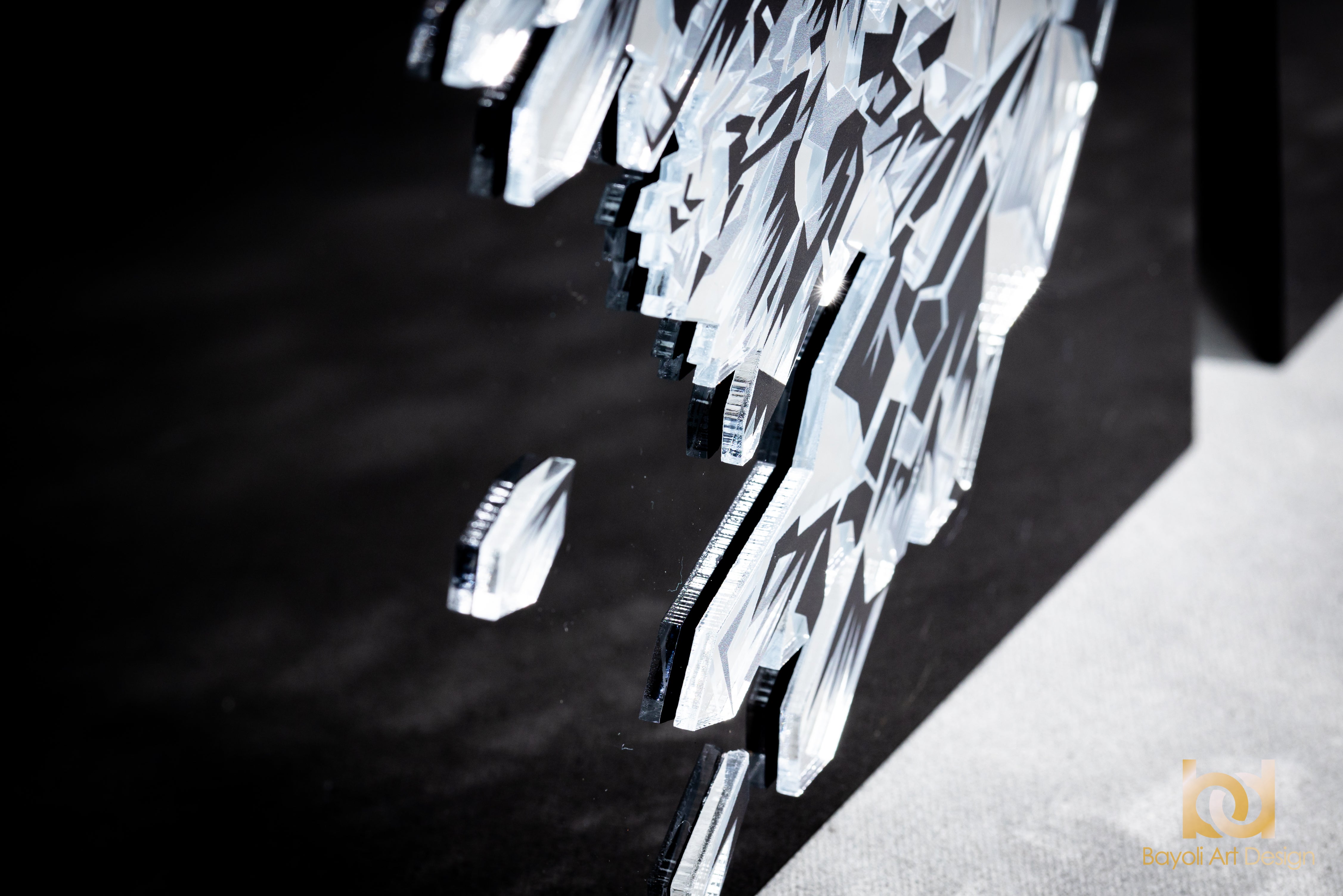 Set Crystal Butterfly small black