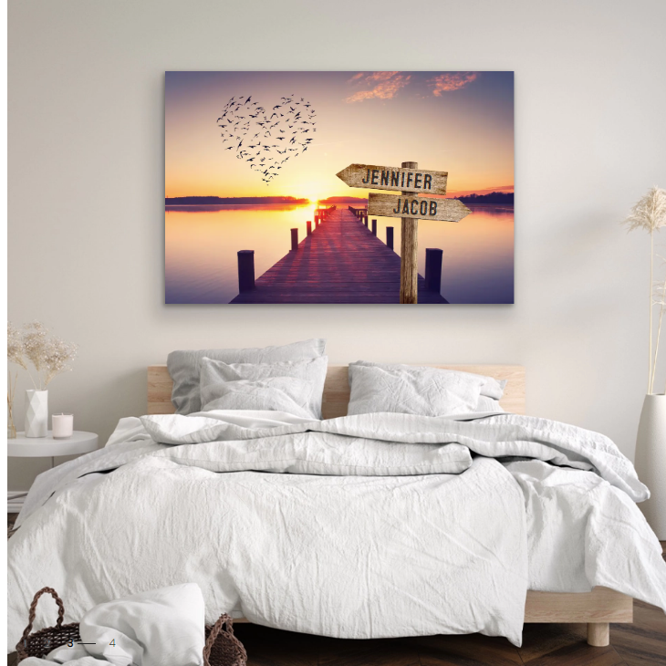 Acrilic Multi-Name  Signpost in dock